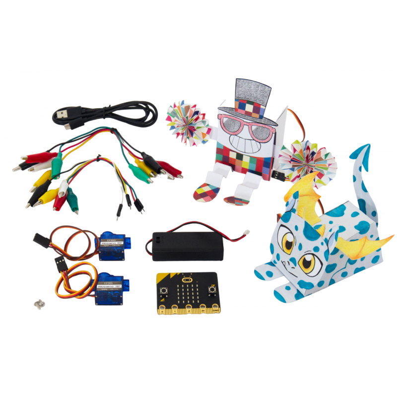 Okdo micro:bit - Construye un Robot de Papel